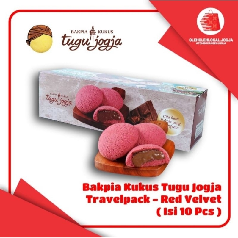 

Bakpia Kukus Tugu Jogja rasa Red Velvet