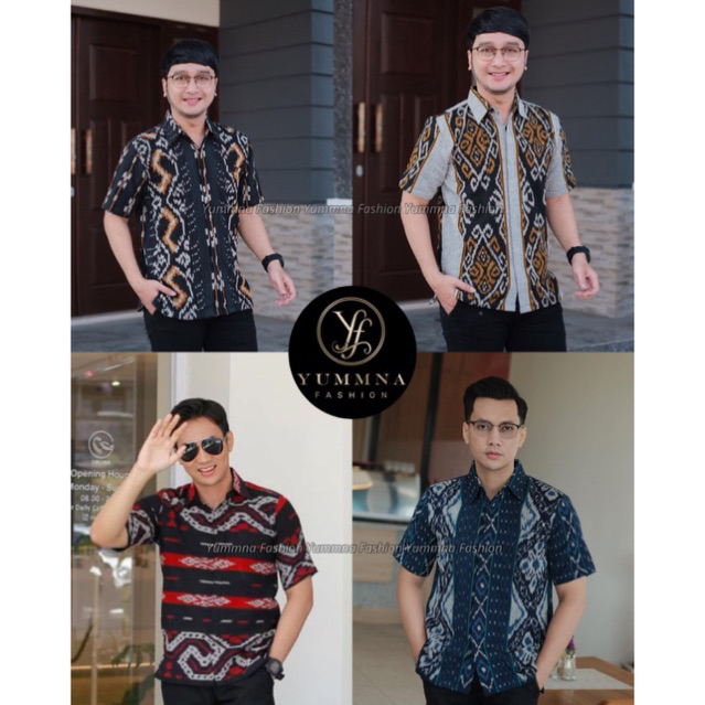 KEMEJA TENUN • KEMEJA BAHAN TENUN • KEMEJA COWOK TENUN ATBM • TENUN ATBM • KAIN TENUN ATBM • KEMEJA 