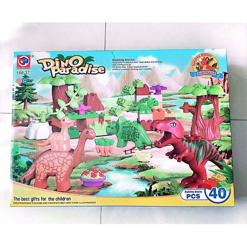 Dino paradise building BLOCKS 40 pcs new arrival sale