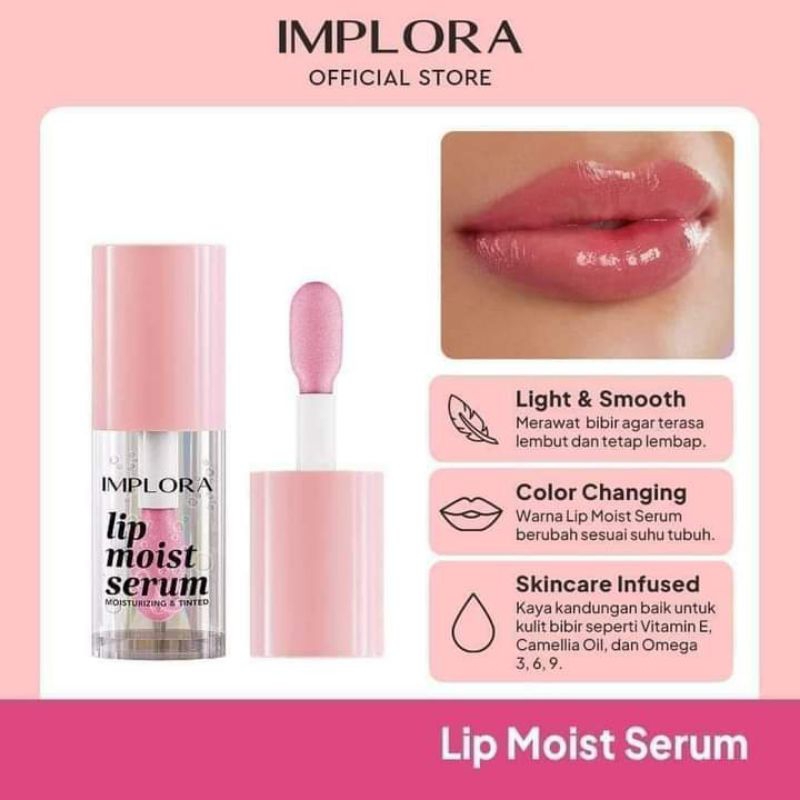 lip moist serum implora ORIGINAL bpom halal 100%