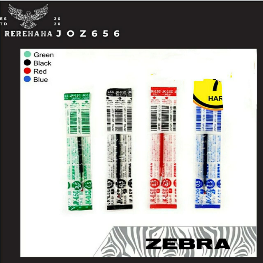 

Refill Pen Gel Zebra JK 0,5 mm- biru