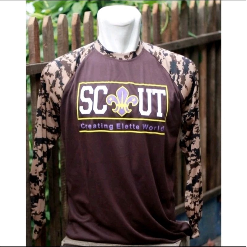 [COD]TERMURAH Scout Pramuka kaos pramuka loreng pramuka termurah jumbo
