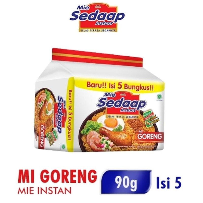 

Sedaap Mie Instan Goreng 5x90g