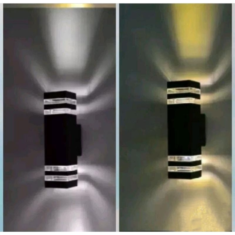 LAMPU DINDING 1 ARAH 2 ARAH ALUMINIUM/ LAMPU PILAR/ LAMPU HIAS TEMBOK/LAMPU HIAS LAMPU TERAS