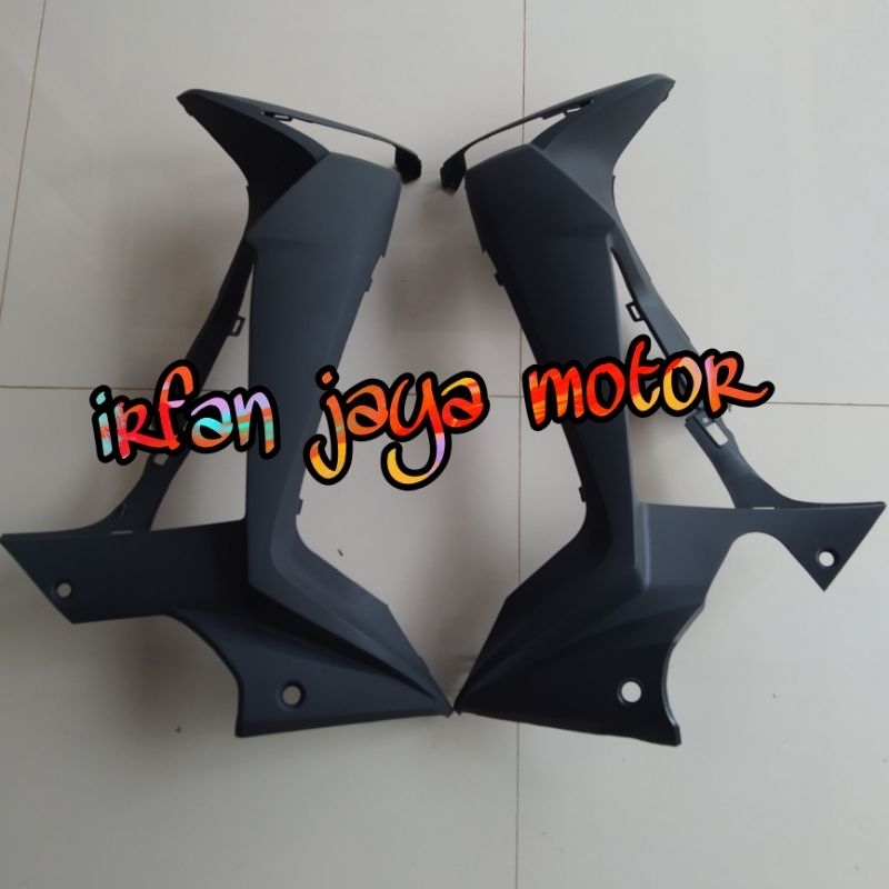 Sayap body depan Cover sayap Honda Supra x 125 batman hitam doff