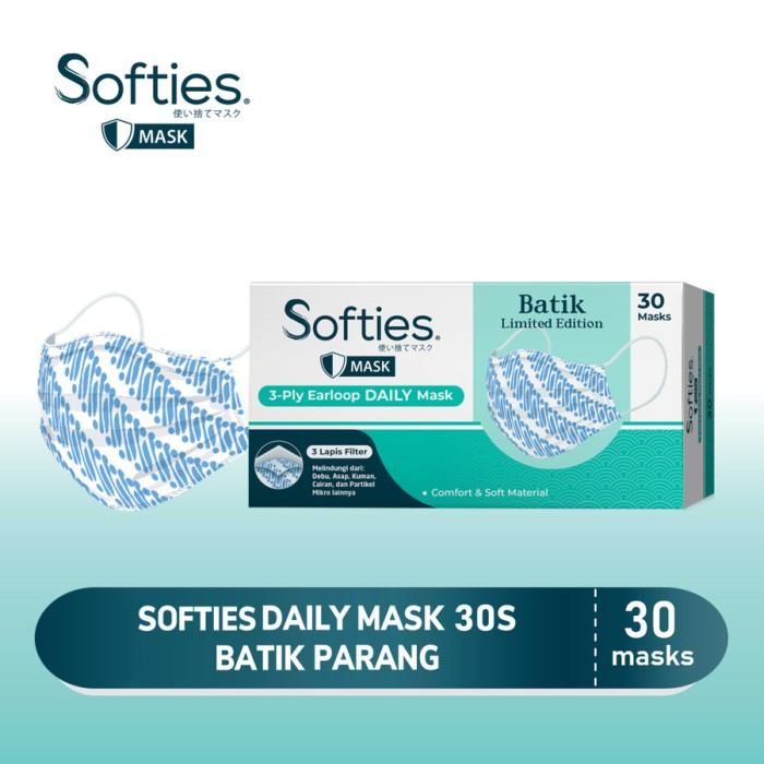 Softies Daily Mask Batik 30'S(Box)/20