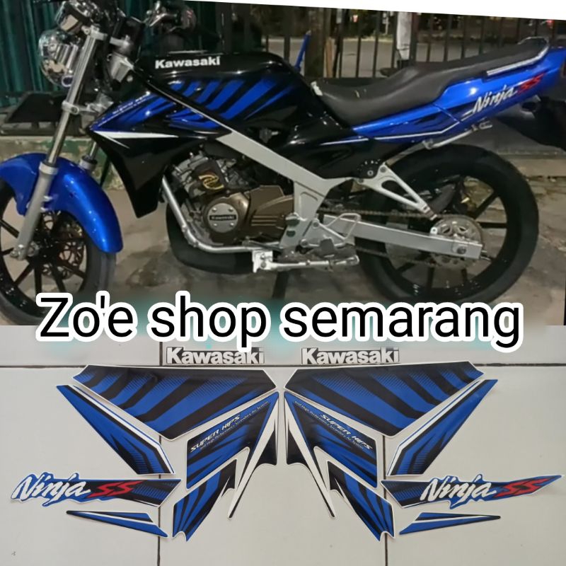 striping ninja ss 2014 biru