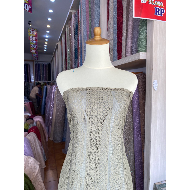 BRUKAT MALIKA / Bahan Dress / Brukat Premium