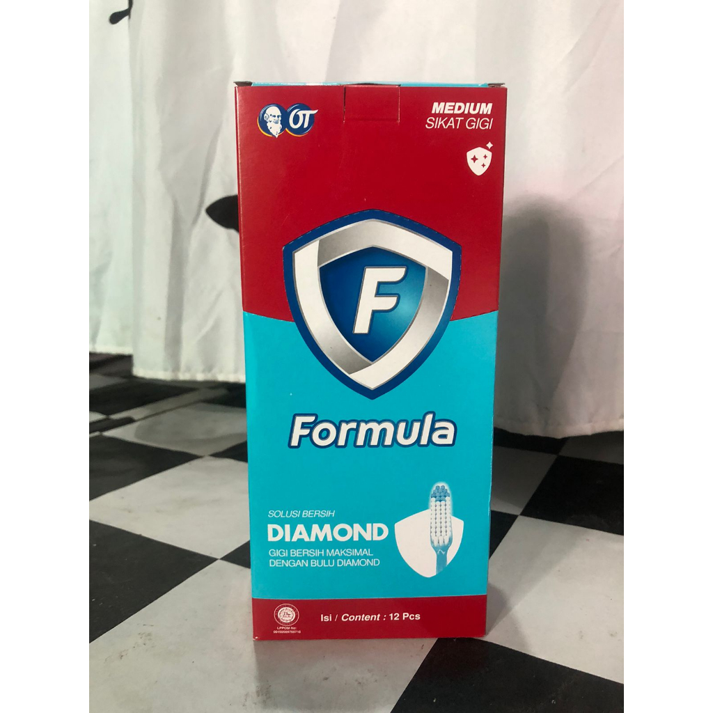 SIKAT GIGI FORMULA 1 BOX ISI 12 PCS