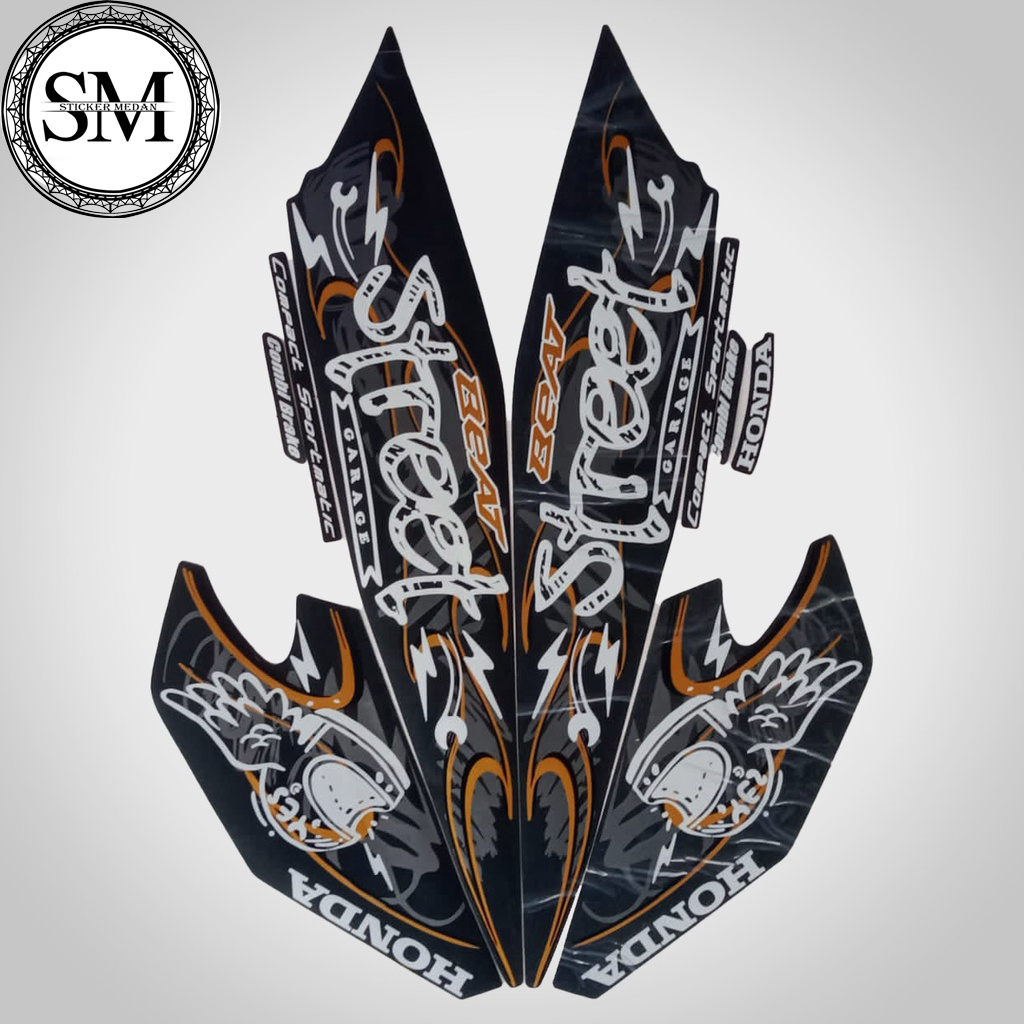 Stiker Striping Body Motor Honda Beat Street 2021 Lis Les Motor Honda Beat Street 2021 Berkualitas