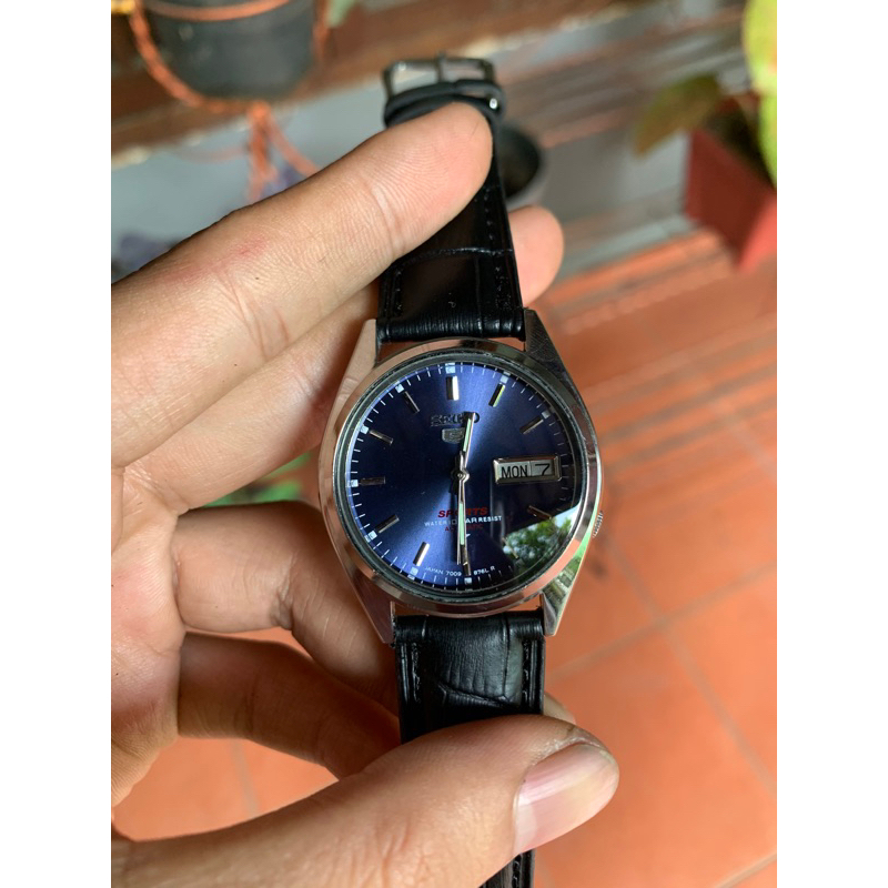 Seiko 5 7009 Navy Blue Dial Original