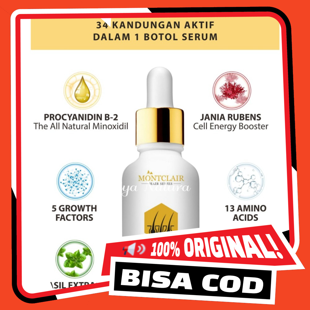 Hair Serum Montclair | Serum Rambut Rontok | Serum Rambut Terbaik