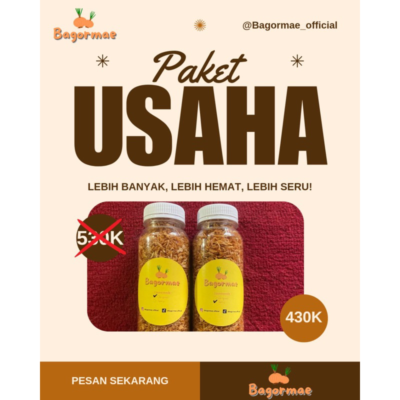 

PAKET USAHA! BAWANG GORENG TOTAL 20pcs