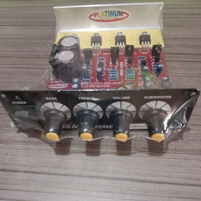 KIT POWER SPEAKER AKTIF DMS-1050 TR FINAL ASLI TIP41 TIP42 TRANSISTOR ASLI TIP 41 42 ORIGINAL PLUS P