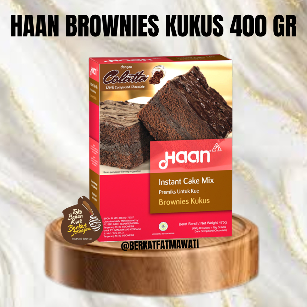 

HAAN BROWNIES KUKUS 400 GR