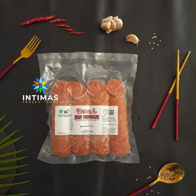 

Endura Beef Pepperoni Daging Sapi 500g