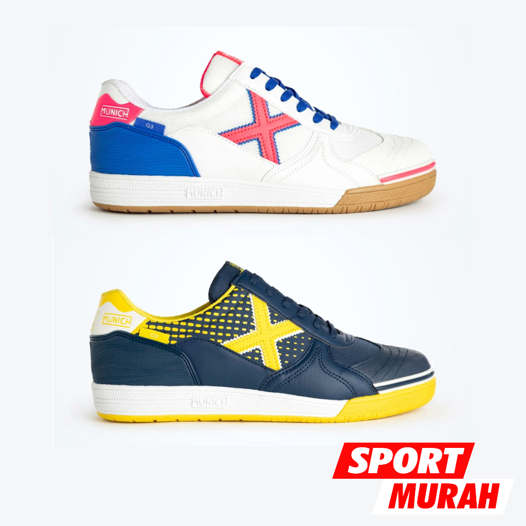 SEPATU FUTSAL MUNICH G-3 INDOOR 2 WARNA 111381, 111385