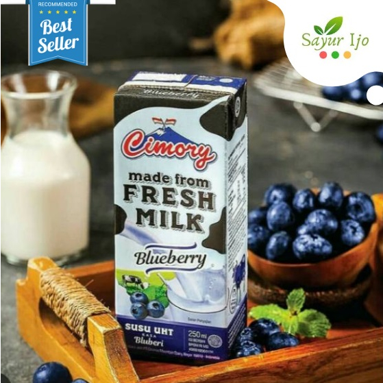 

CIMORY Susu UHT Blueberry 250 ML Fresh Milk Susu Sapi Segar Rasa Buah