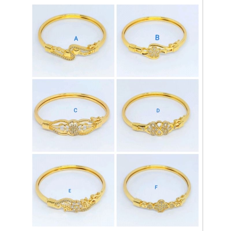 Gelang Bangle Xuping Dewasa Gelang Xuping Dewasa Bangke Betabur Permata
