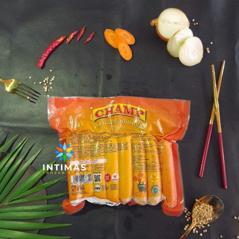 

Champ Chicken Sausage Sosis Ayam 500g