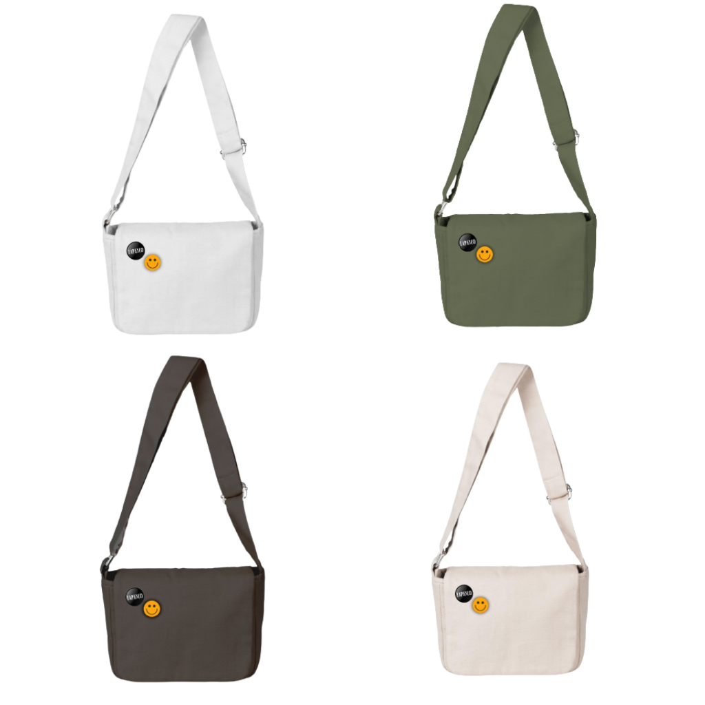 Tas selempang PRIA DAN WANITA bahan kanvas | free boss