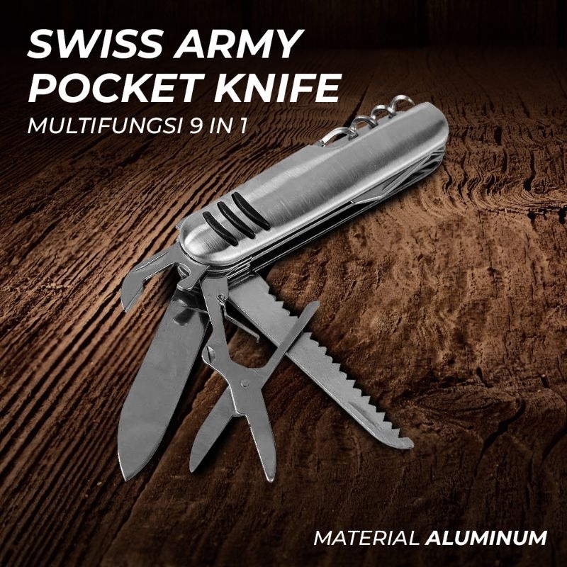 Multitools - Pisau Lipat Multifungsi EDC Tools