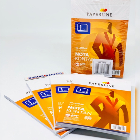 

Buku Nota Murah/Paperline PPL NK K1 Nota Kontan Kecil 1 Ply / Rangkap 1/ 1 Pack isi 10