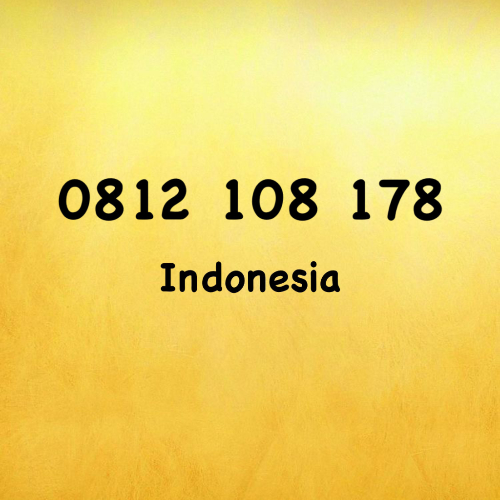 Nomor Cantik Simpati 10 Digit Seri 1788 - 1088 - 8178 - 0812 108 178