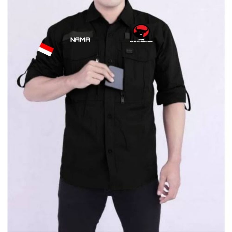 KEMEJA PDI /KEMEJA TACTICAL PDI/KEMEJA PRIA