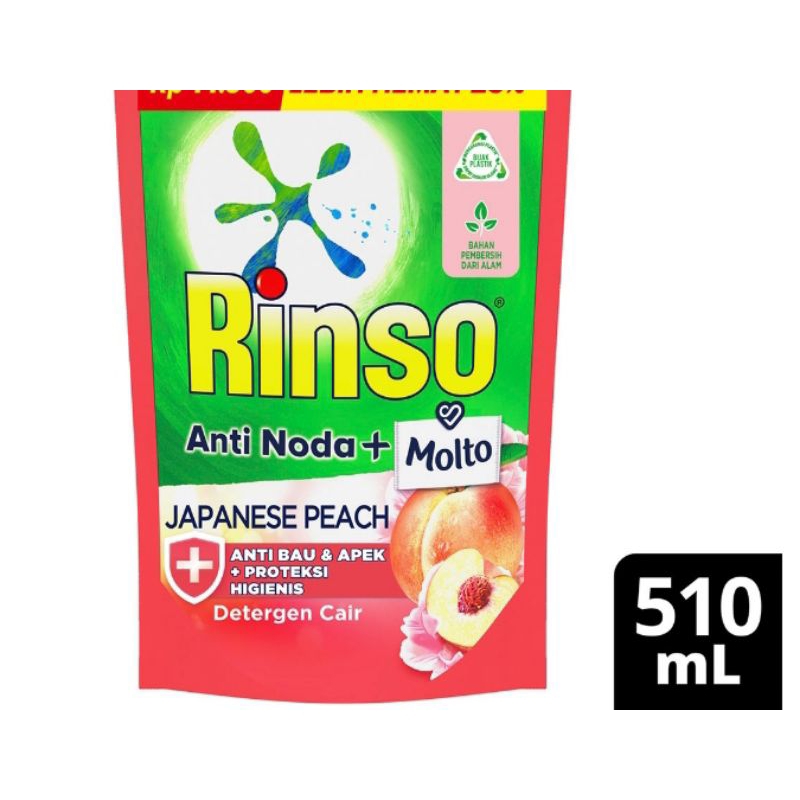 Rinso Molto deterjen cair 500ml