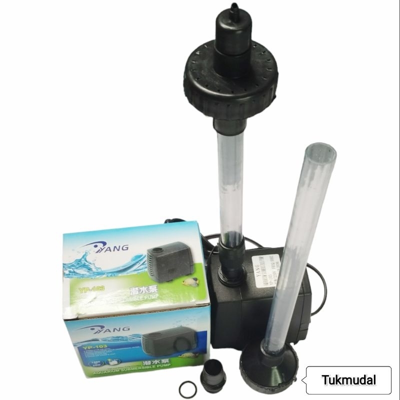 RK Paket KOMPLIT Pompa Air Mancur Kolam Mini Mesin Celup Mudah Di pasang