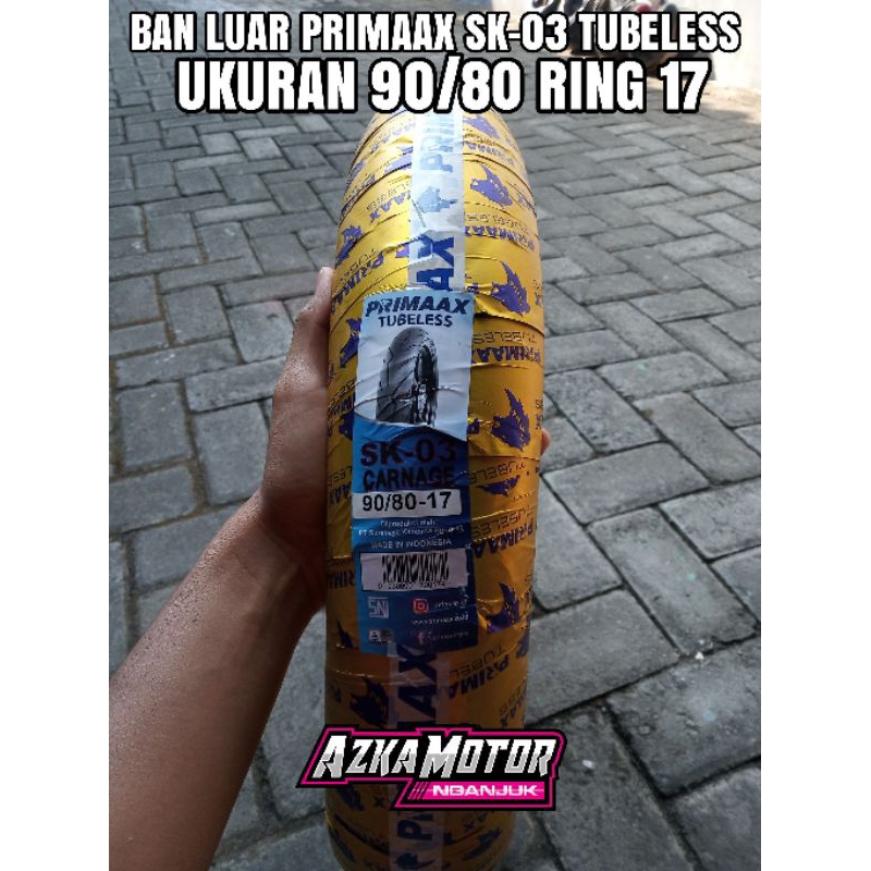 Ban Primax SK 03 90/80 ring 17 model Pirelli Diablo Rosso tubeless
