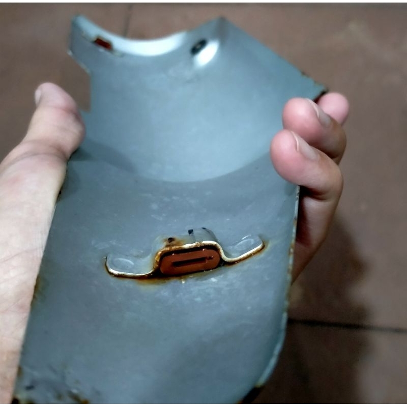 TAMENG COVER TUTUP KNALPOT OLD CB150 R ORIGINAL COPOTAN