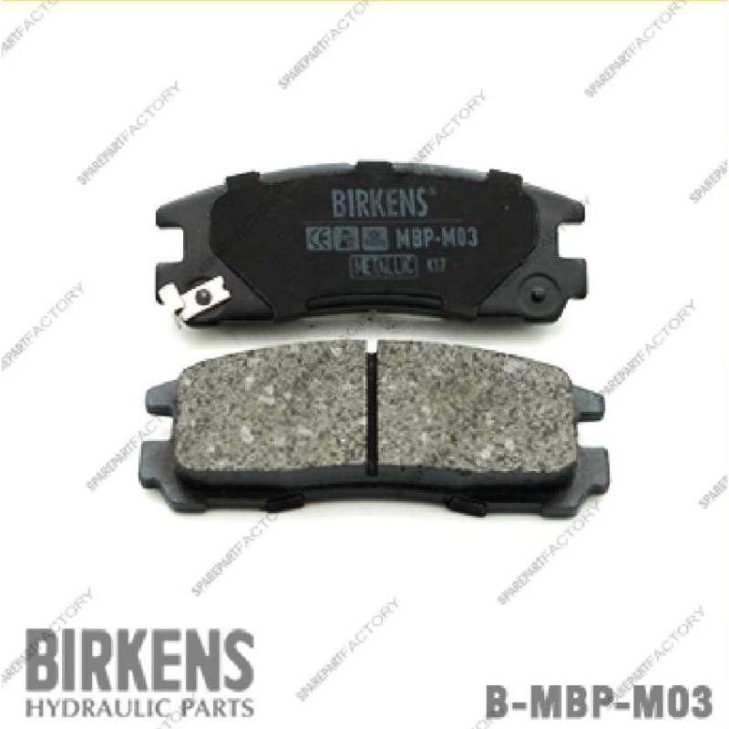 Kampas Rem Belakang Mitsubishi Galant Hiu V6/Galant Lele V6/Galant VR