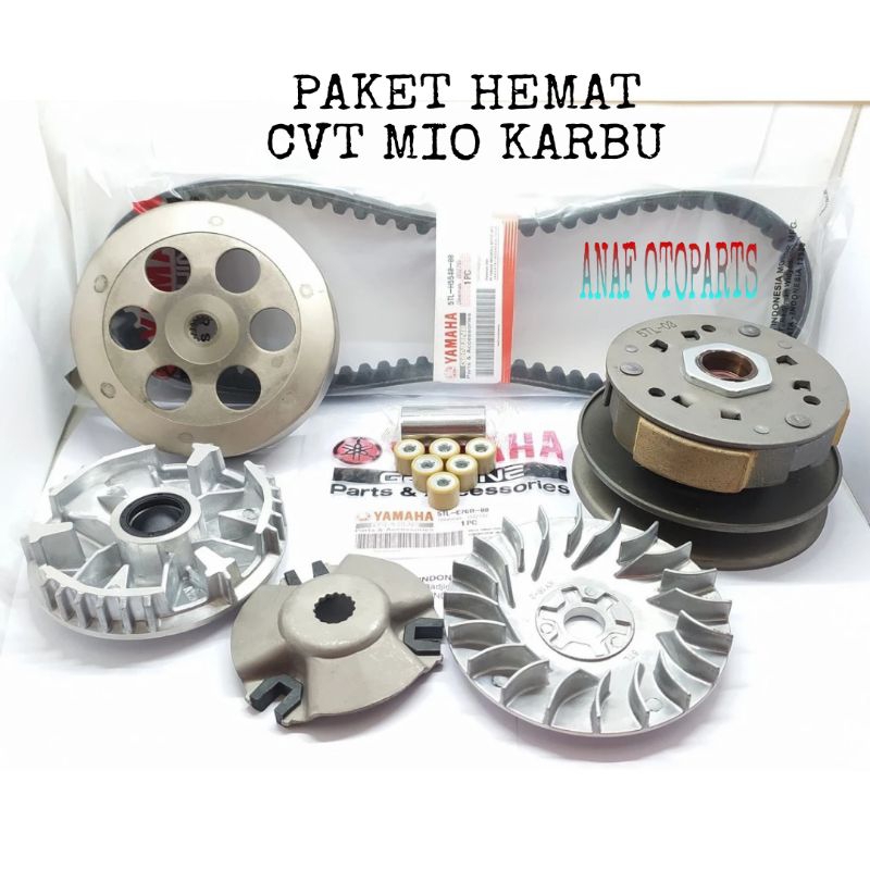 PAKET CVT LENGKAP MIO SPORTY/MIO SMILE/MIO SOUL/FINO KARBU.
