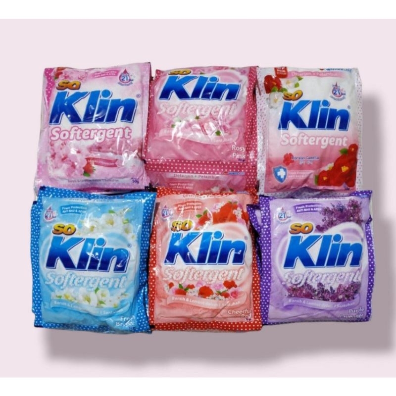 So Klin bubuk renceng 1000  isi 6 sachet