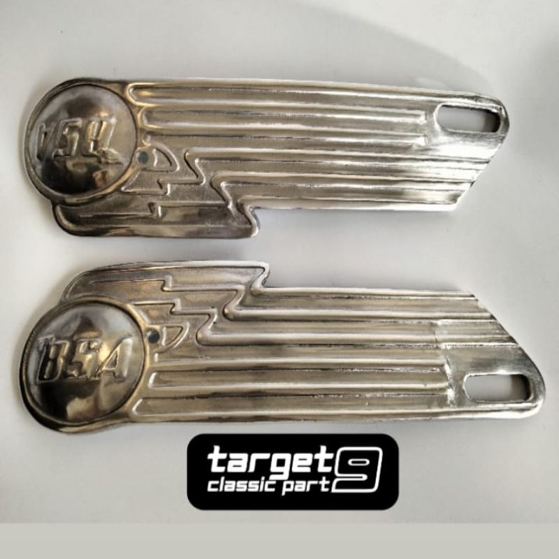 EMBLEM TANGKI COR ALUMUNIUM MOTOR BSA