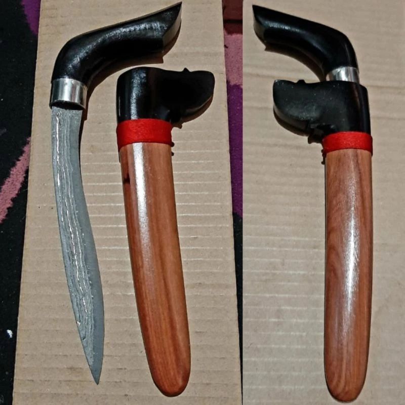 Bugis Gencong gagang hitam istimewa PB 16cm