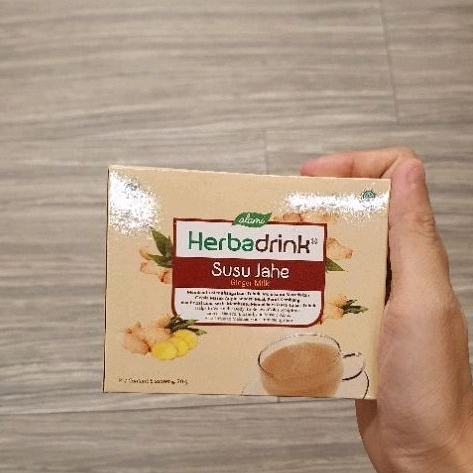 

Herba Drink minuman herbal herbadrink rasa SUSU JAHE ( isi 5 sachets)