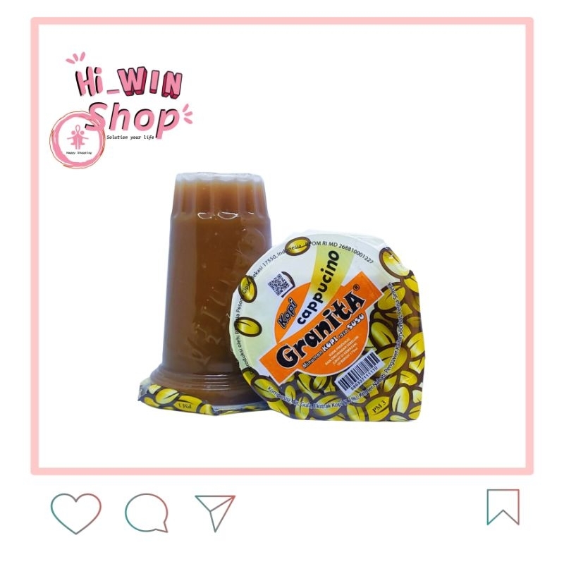 Kopi Granita Minuman Kopi Susu Cappucino Gelas Cup 175ml Kopi Instan Kopi Murah Granita Kopi Cup