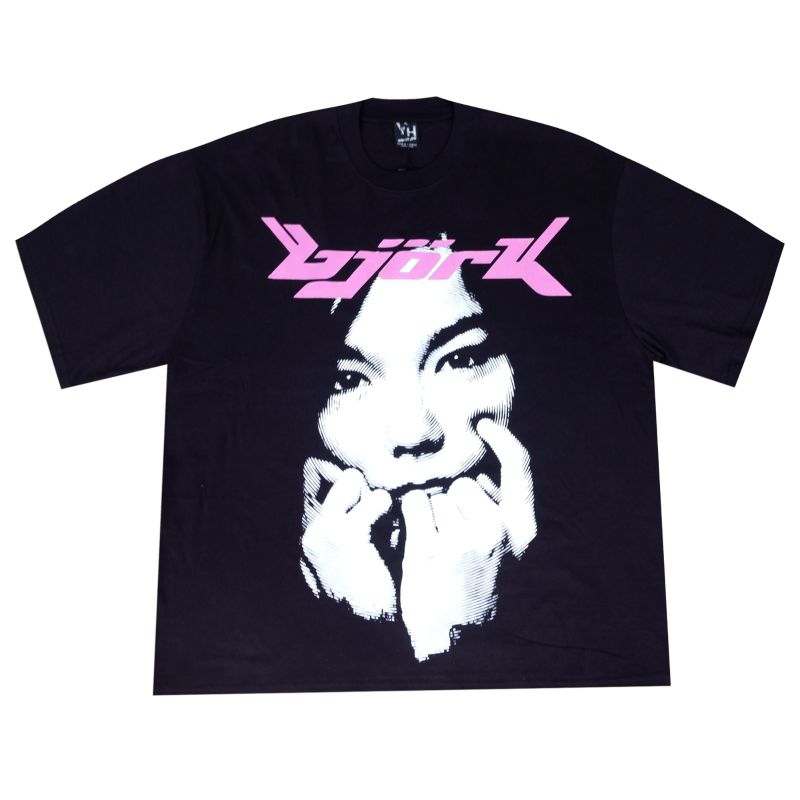 KAOS BJORK SINGER MUSICIAN OVERSIZE T SHIRT BJORK BIG SIZE KAOS BAND KAOS MUSIK
