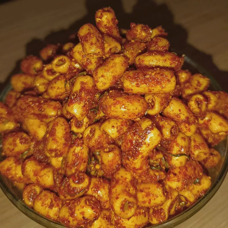 

Makroni Bantat Syahdu Pedas Daun Jeruk 1Kg