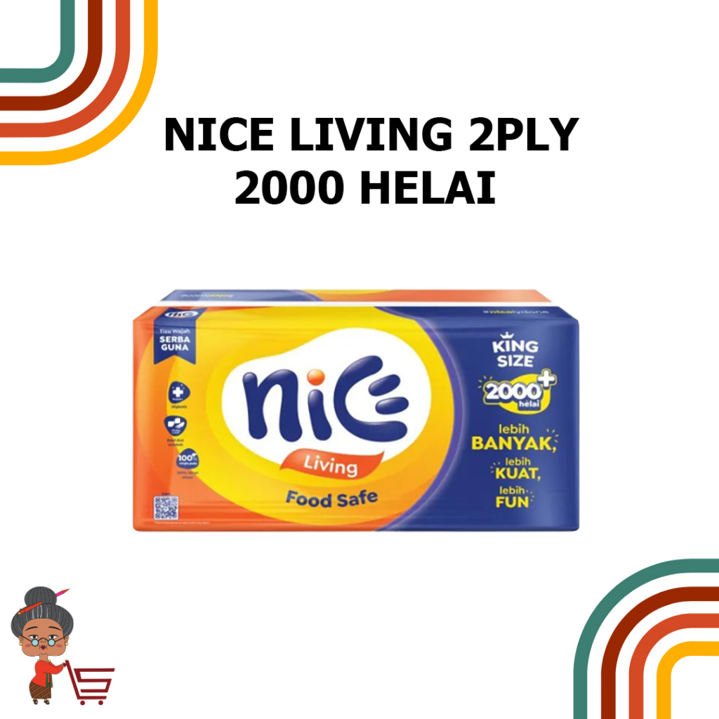 NICE FACIAL TISSUE 1000gr / NICE FACIAL TISSUE / NICE TISSUE