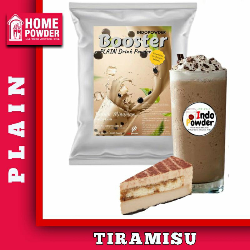 

Bubuk Minuman PLAIN Booster Drink Powder Tiramitsu TIRAMISU Tanpa Gula 1Kg