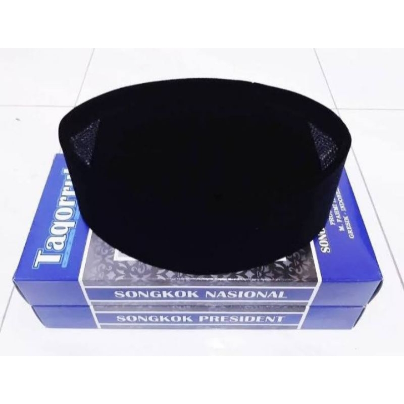 peci songkok hitam polos taqorrub ac