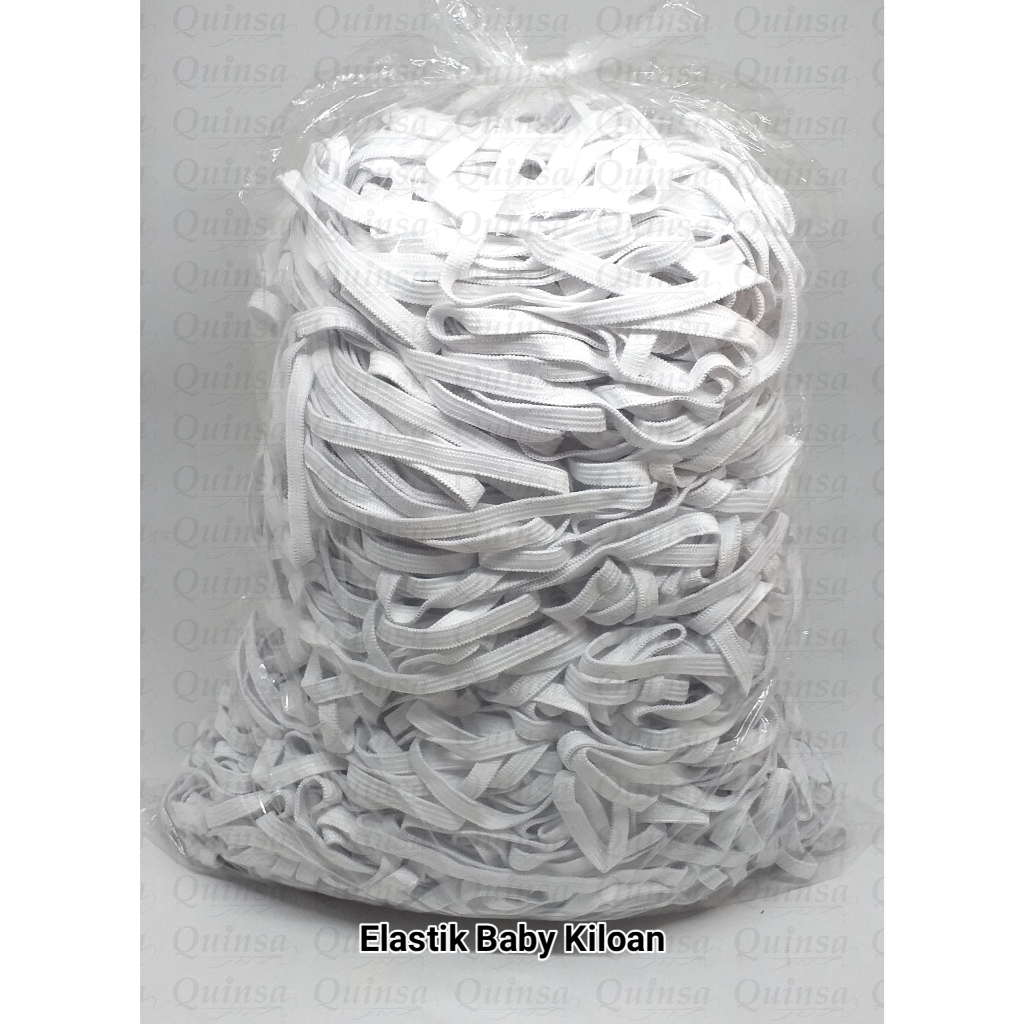 Karet Elastik Kiloan 1KG / Karet Celana Elastis Kiloan