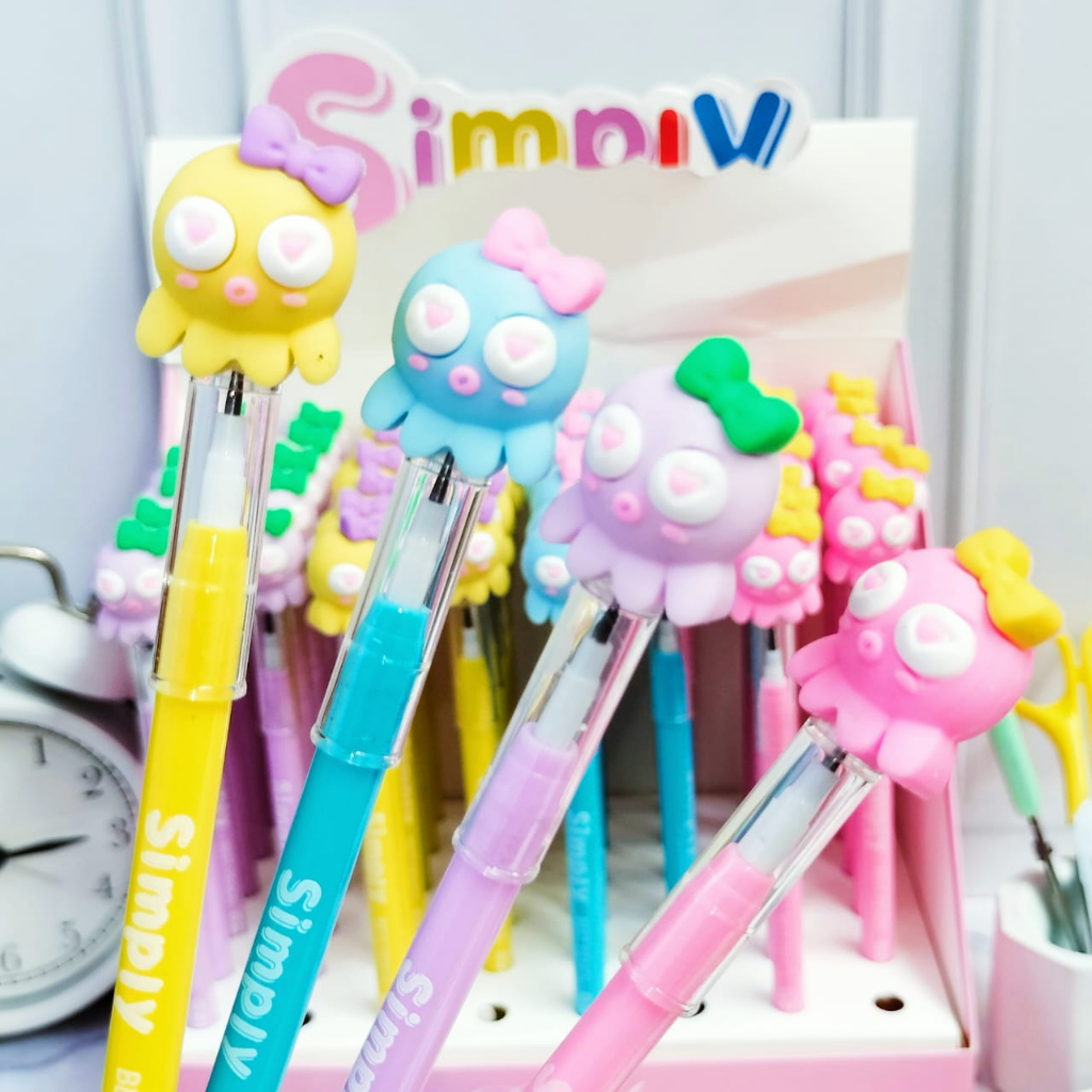 

Pensil Susun GURITA Cute Lucu Cantik / Pensil Sambung Octopus TERMURAH ready 4 Warna Stationary Sekolah Terbaru Premium Quality bisa Grosir dan COD