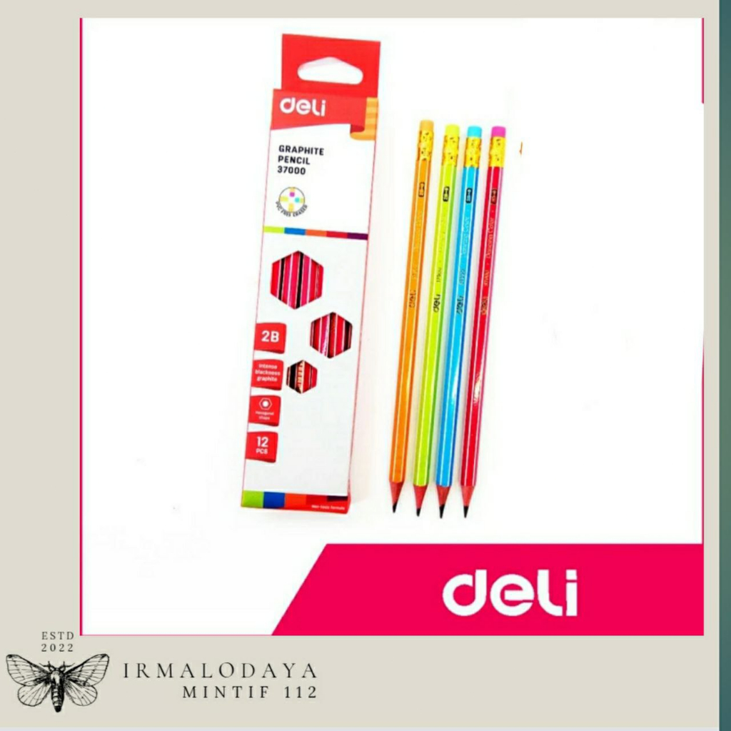 

Pensil Deli 2B 37000 (12 pcs) - Pink