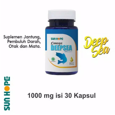 SUN HOPE DEEP SEA ORIGINAL SUPLEMEN OMEGA 3 NUTRISI SEL OTAK DAN TULANG