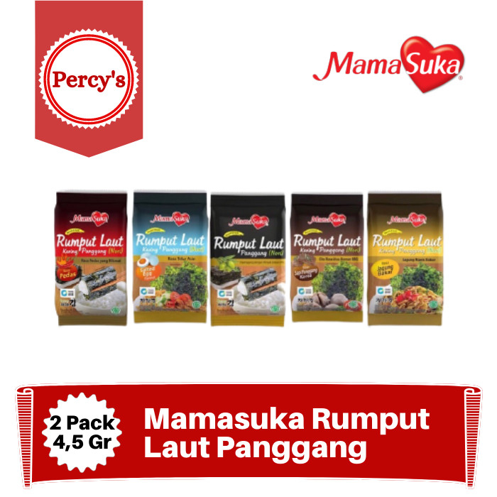 

Mamasuka Rumput Laut Panggang (Nori) (2x4,5 Gr)